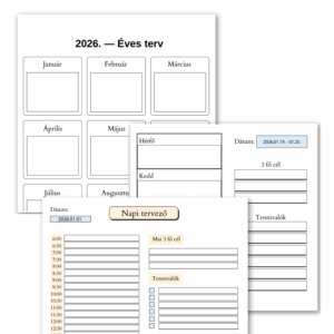 Alap tervezőcsomag - 2026